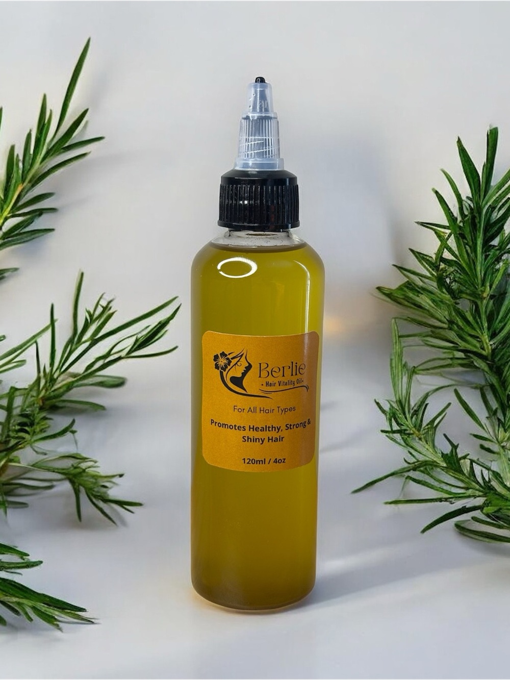 Ayurvedic Rosemary Hibiscus Hair Growth Oil, Scalp Nourishing, Herbal Infused